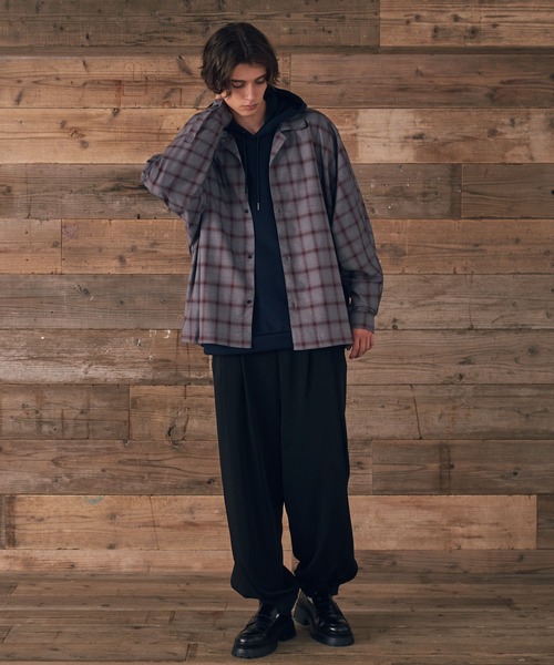 DOOPZ（ドープス）の「ドルマンスリーブシャツ（シャツ/ブラウス・メンズ・グレー/ベージュ・SMALL/MEDIUM/LARGE）」の21枚目の写真