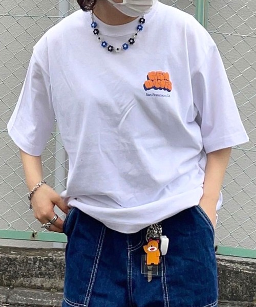 BEN DAVIS（ベンデイビス）の「【BEN DAVIS(ベンデイビス)】BUBBLE LOGO TEE / バブル グラフィックロゴ Tシャツ（Tシャツ/カットソー・メンズ・ホワイト/ブラック/レッド/イエロー/グリーン系その他・MEDIUM/LARGE/X-LARGE）」の7枚目の写真