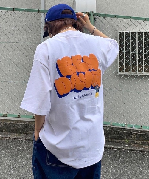 BEN DAVIS（ベンデイビス）の「【BEN DAVIS(ベンデイビス)】BUBBLE LOGO TEE / バブル グラフィックロゴ Tシャツ（Tシャツ/カットソー・メンズ・ホワイト/ブラック/レッド/イエロー/グリーン系その他・MEDIUM/LARGE/X-LARGE）」の6枚目の写真