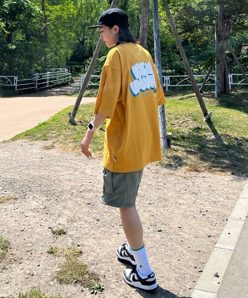 BEN DAVIS（ベンデイビス）の「【BEN DAVIS(ベンデイビス)】BUBBLE LOGO TEE / バブル グラフィックロゴ Tシャツ（Tシャツ/カットソー・メンズ・ホワイト/ブラック/レッド/イエロー/グリーン系その他・MEDIUM/LARGE/X-LARGE）」の9枚目の写真