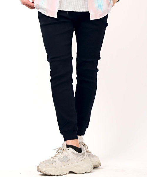 LUXSTYLE（ラグスタイル）の「スーパーストレッチジョガーパンツ（その他パンツ・メンズ・ホワイト/ブラック/ベージュ/ネイビー・L/M）」の4枚目の写真
