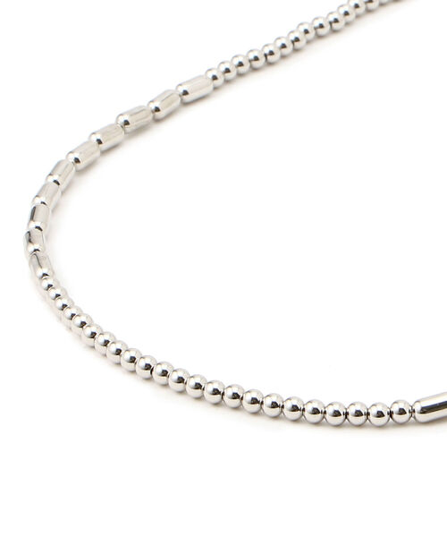 DROIT BELLO(ドロイトベロ)の「DROIT BELLO(ドロイトベロ) BEADS NECKLACE/ビーズネックレス(ネックレス・レディース・シルバー・FREE)」の2枚目の写真