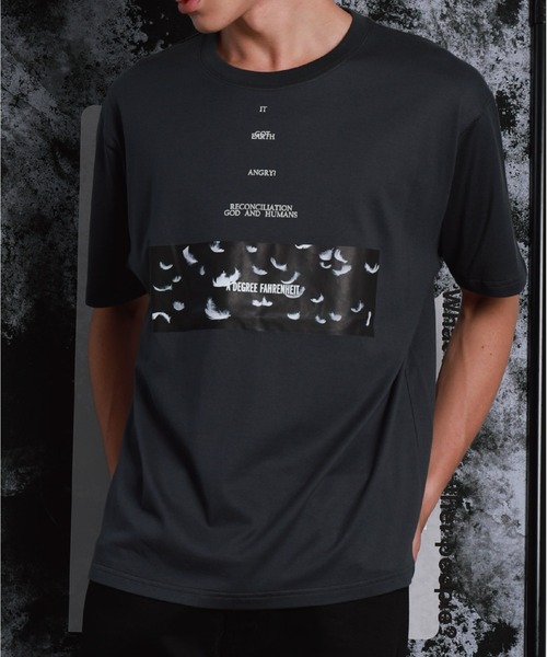 A DEGREE FAHRENHEIT（エーディグリーファーレンハイ）の「【ユニセックス商品】GodMessenger オーバーサイズT（Tシャツ/カットソー・メンズ・ホワイト/ブラック/グレー・SMALL/MEDIUM/LARGE）」の13枚目の写真