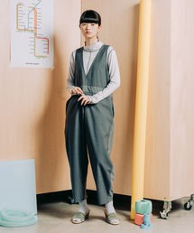 sneeuw | ストライプmixオールインワン(サロペット/オーバーオール)