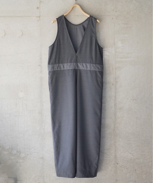 sneeuw(スニュウ)の「ストライプmixオールインワン(サロペット/オーバーオール・レディース・ブラック/グレー・ONESIZE)」の20枚目の写真