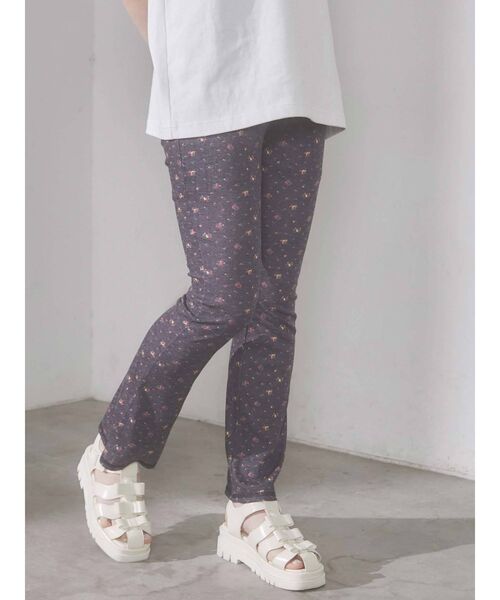 merry jenny(メリージェニー)の「petit floral フレアレギンス(その他パンツ・レディース・オフホワイト/ブラック・FREE)」の22枚目の写真