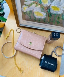 KMC DETAILS（ケーエムシーディテイルズ）の「Legato Largo レガートラルゴ  / フェイクレザー 3つ折り がま口 ミニ 財布 / LJ-G0841（財布）」