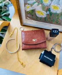 KMC DETAILS（ケーエムシーディテイルズ）の「Legato Largo レガートラルゴ  / フェイクレザー 3つ折り がま口 ミニ 財布 / LJ-G0841（財布）」