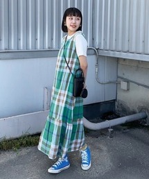 BIG CHECKマキシワンピース