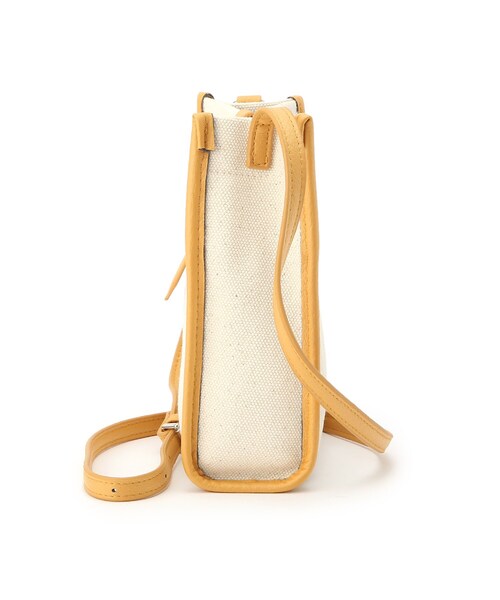 SHOO・LA・RUE（シューラルー）の「◆キャンバスショルダーバッグ（ショルダーバッグ・レディース・サンドベージュ/ダークグリーン/イエロー・00）」の6枚目の写真