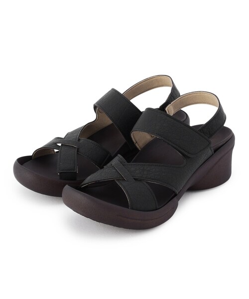 one'sterrace(ワンズテラス)の「Re:getA リゲッタ サンダル R2682(サンダル・レディース・ホワイト系/グレー系その他・01/03/02)」の2枚目の写真