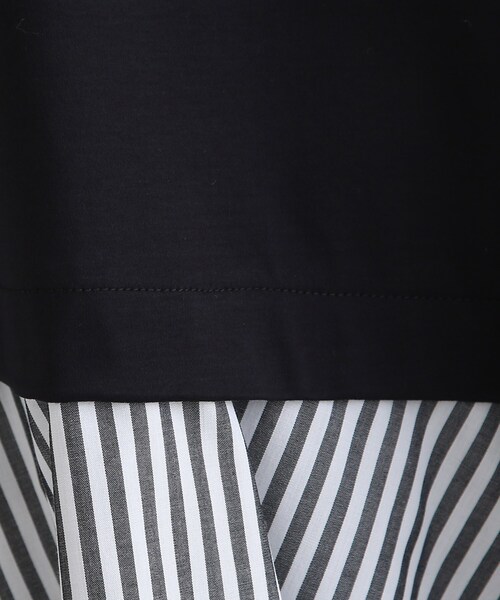 INDIVI(インディヴィ)の「◆【洗える】アシメシャツコンビTシャツ(Tシャツ/カットソー・レディース・ホワイト/ブラック/ネイビー/グリーン/ピンク系9・38/34/05/12/15 /13/19)」の13枚目の写真