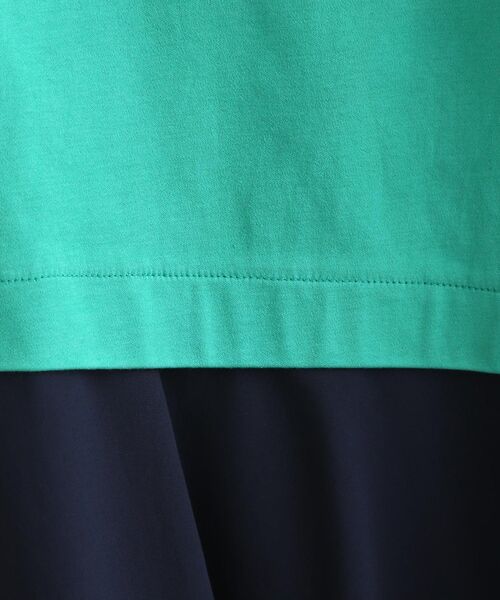 INDIVI(インディヴィ)の「◆【洗える】アシメシャツコンビTシャツ(Tシャツ/カットソー・レディース・ホワイト/ブラック/ネイビー/グリーン/ピンク系9・38/34/05/12/15 /13/19)」の22枚目の写真