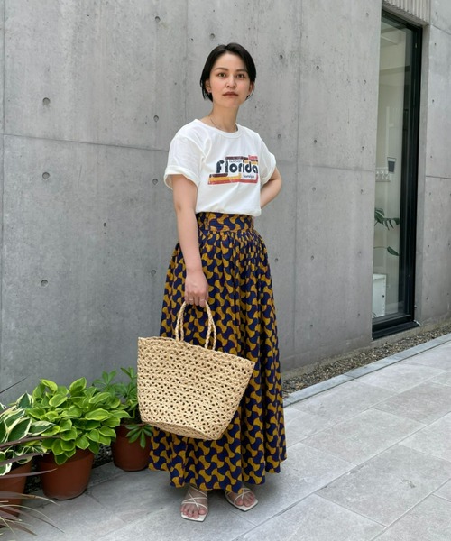 CIAOPANIC（チャオパニック）の「カジュアルダウンが叶う、ヴィンテージライクプリントTシャツ（Tシャツ/カットソー・レディース・ホワイト系その他/ホワイト系その他2/ホワイト系3・FREE）」の17枚目の写真