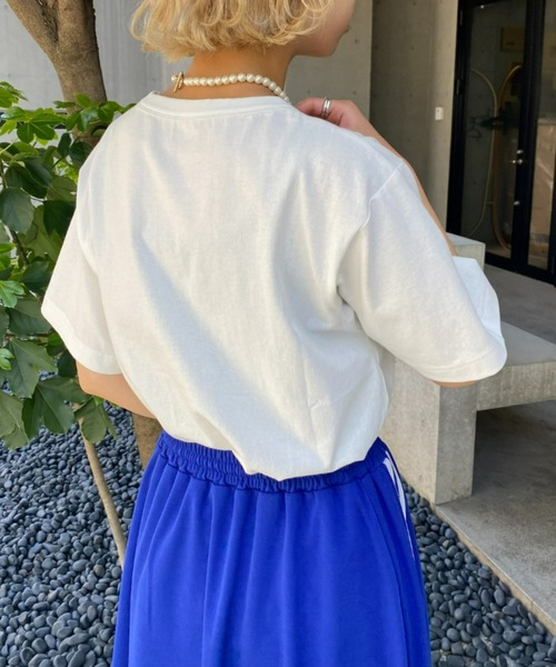 CIAOPANIC（チャオパニック）の「カジュアルダウンが叶う、ヴィンテージライクプリントTシャツ（Tシャツ/カットソー・レディース・ホワイト系その他/ホワイト系その他2/ホワイト系3・FREE）」の18枚目の写真