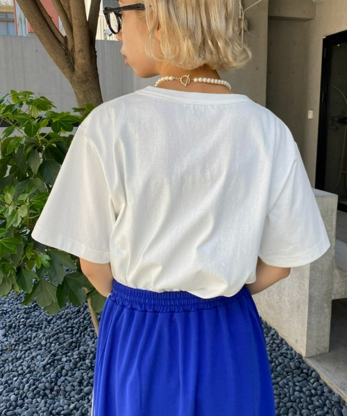 CIAOPANIC（チャオパニック）の「カジュアルダウンが叶う、ヴィンテージライクプリントTシャツ（Tシャツ/カットソー・レディース・ホワイト系その他/ホワイト系その他2/ホワイト系3・FREE）」の22枚目の写真