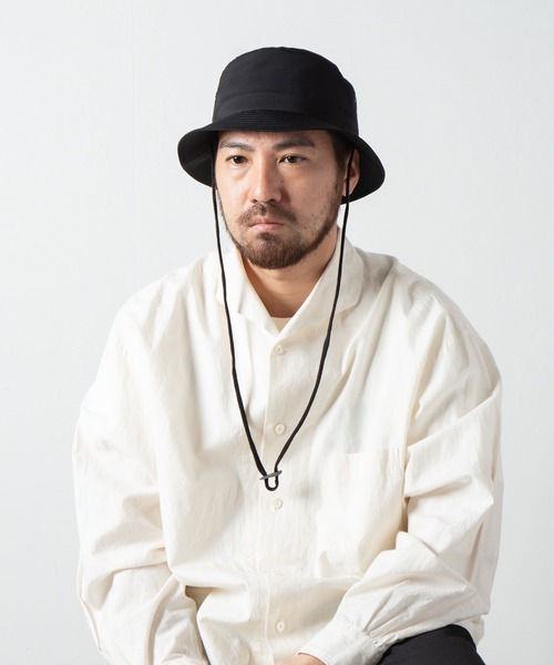 KNOX(ノックス)の「撥水グログラン バケットハット(ハット・メンズ・ベージュ/ブラック/カーキ/マスタード・LARGE/MEDIUM)」の12枚目の写真