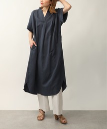PICCIN | リネンスキッパーワンピース(シャツワンピース)