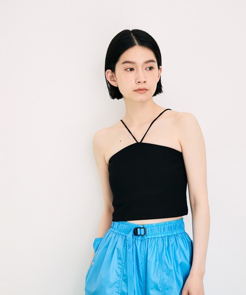 ADAM ET ROPE'（アダムエロペ）の「【セットアップ対応】チューブトップ（チューブトップ・レディース・ホワイト/ブラック/グリーン・FREE）」の3枚目の写真