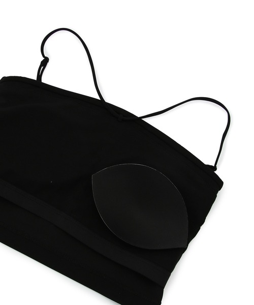 ADAM ET ROPE'（アダムエロペ）の「【セットアップ対応】チューブトップ（チューブトップ・レディース・ホワイト/ブラック/グリーン・FREE）」の9枚目の写真