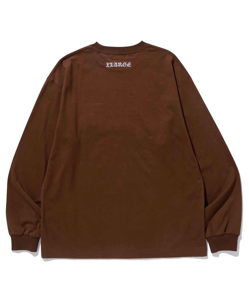 XLARGE(エクストララージ)の「OLD ENGLISH L/S POCKET TEE(Tシャツ/カットソー・メンズ・ブラウン/ブラック/ホワイト・M/XL/S/L)」の7枚目の写真