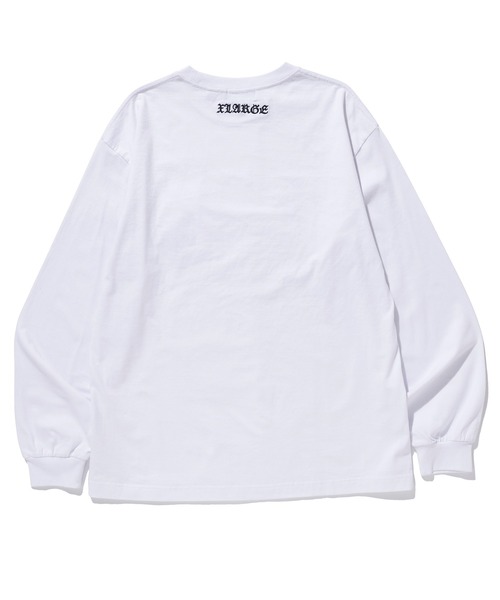 XLARGE(エクストララージ)の「OLD ENGLISH L/S POCKET TEE(Tシャツ/カットソー・メンズ・ブラウン/ブラック/ホワイト・M/XL/S/L)」の8枚目の写真