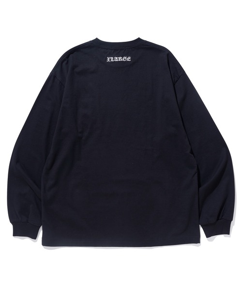XLARGE(エクストララージ)の「OLD ENGLISH L/S POCKET TEE(Tシャツ/カットソー・メンズ・ブラウン/ブラック/ホワイト・M/XL/S/L)」の4枚目の写真