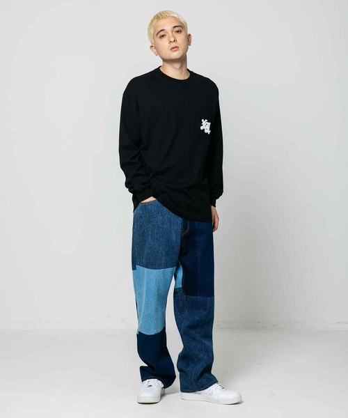 XLARGE(エクストララージ)の「OLD ENGLISH L/S POCKET TEE(Tシャツ/カットソー・メンズ・ブラウン/ブラック/ホワイト・M/XL/S/L)」の13枚目の写真