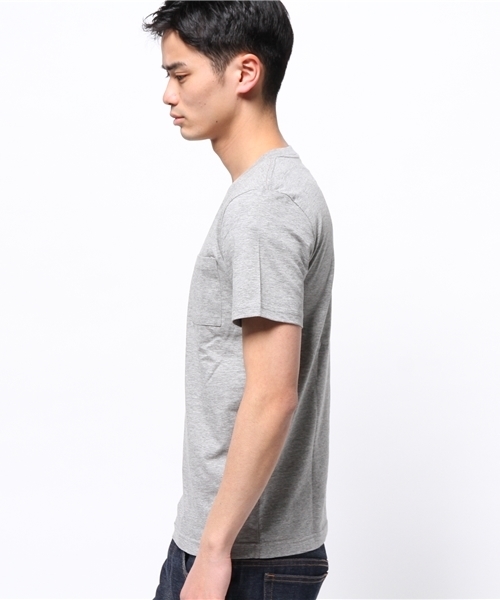 UNION STATION（ユニオンステーション）の「Uネックポケット無地Tシャツ（Tシャツ/カットソー・メンズ・ホワイト/ブラック/トップグレー/ブルー/レッド・LL/MEDIUM/LARGE）」の11枚目の写真