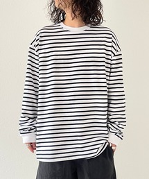 【ユニセックスアイテム】loose silhouette border long sleeve tee / ルーズシルエットボーダーロングスリーブ