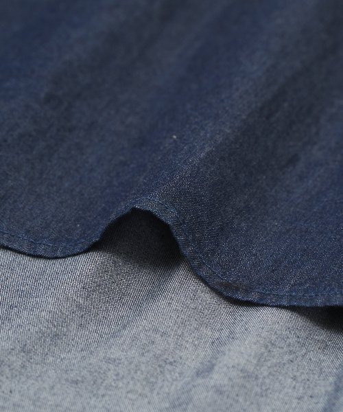 AS KNOW AS PINKY（アズノゥアズピンキー）の「デニムティアードスカート（デニムスカート・レディース・サックスブルー/ネイビー・FREE）」の10枚目の写真