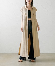 mystic | [mline] ノースリロングシャツワンピース(シャツワンピース)