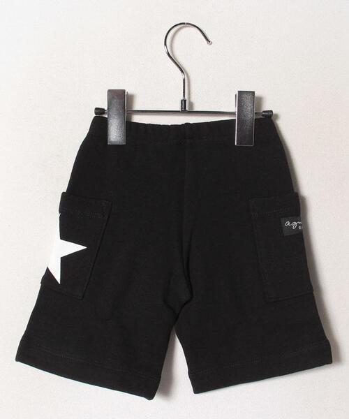 agnes b.(アニエスベー)の「SD02 L MATELOT ベビー エトワールバミューダ(その他パンツ・キッズ・ブラック・1YEAR/18M)」の2枚目の写真