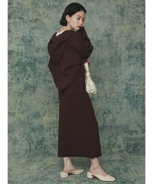 COTORICA（コトリカ）の「【THE DAYZ TOKYO】ショートニットパーカー【セットアップ対応】（パーカー・レディース・ブラック/ブラウン/ピンク・FREE）」の15枚目の写真