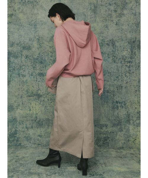 COTORICA（コトリカ）の「【THE DAYZ TOKYO】ショートニットパーカー【セットアップ対応】（パーカー・レディース・ブラック/ブラウン/ピンク・FREE）」の16枚目の写真