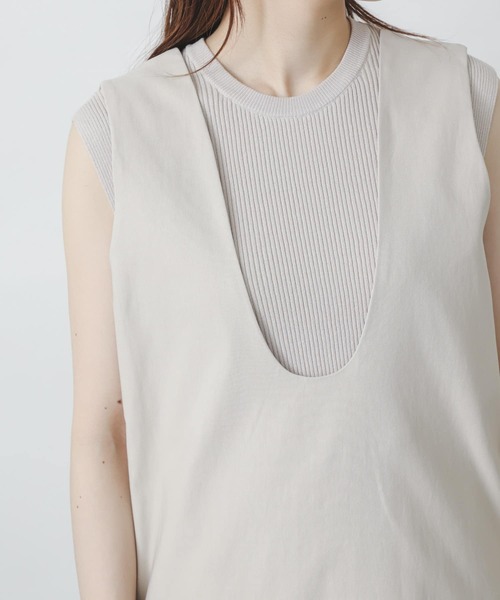 SENSE OF PLACE by URBAN RESEARCH（センスオブプレイスバイアーバンリサーチ）の「『One-C/低身長向けサイズ展開あり』2WAYストレッチジャンパースカート（ジャンパースカート・レディース・ブラック/ブルー/ライトベージュ・SHORT/ONE）」の20枚目の写真