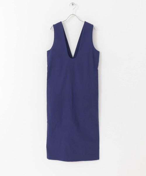 SENSE OF PLACE by URBAN RESEARCH（センスオブプレイスバイアーバンリサーチ）の「『One-C/低身長向けサイズ展開あり』2WAYストレッチジャンパースカート（ジャンパースカート・レディース・ブラック/ブルー/ライトベージュ・SHORT/ONE）」の7枚目の写真