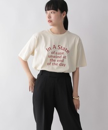 LOWRYS FARM | カコウカレッジプリントＴシャツ　352412(Tシャツ/カットソー)