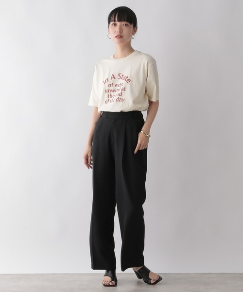 LOWRYS FARM(ローリーズファーム)の「カコウカレッジプリントTシャツ 352412(Tシャツ/カットソー・レディース・ホワイト/グレー/ピンク/アイボリー・FREE)」の19枚目の写真