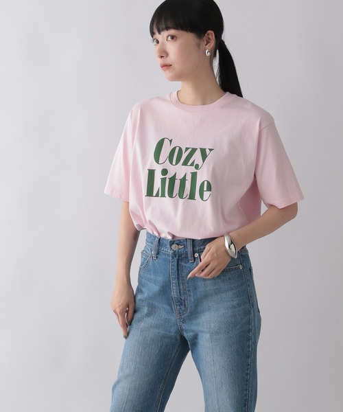 LOWRYS FARM(ローリーズファーム)の「カコウカレッジプリントTシャツ 352412(Tシャツ/カットソー・レディース・ホワイト/グレー/ピンク/アイボリー・FREE)」の14枚目の写真