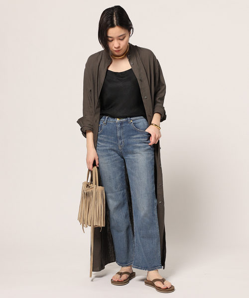 AP STUDIO（エーピーストゥディオ）の「【FREE WATERS/フリー ウォーターズ】ヌバックサンダル（サンダル・レディース・ブラウン/ベージュ・23cm/24cm/25cm）」の5枚目の写真