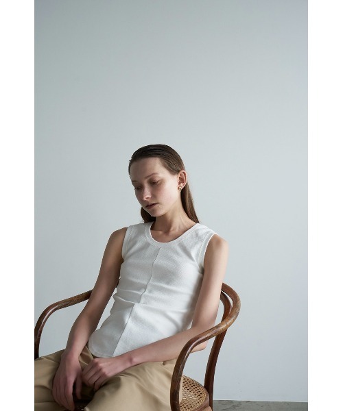 CLANE PILE FLARE TANK TOPS navy サイズ2 新品 PILE FLARE TANK TOPS｜TOPS(トップス)｜CLANE OFFICIAL ONLINE