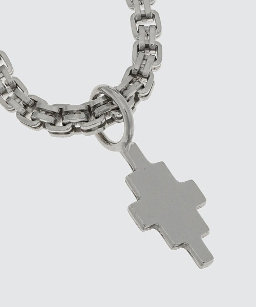 MARCELO BURLON(マルセロ・バーロン)の「【MARCELO BURLON】CROSS MASK CHAIN HOLDER STRAP(ネックレス・メンズ・シルバー・F)」の3枚目の写真