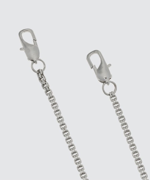 MARCELO BURLON(マルセロ・バーロン)の「【MARCELO BURLON】CROSS MASK CHAIN HOLDER STRAP(ネックレス・メンズ・シルバー・F)」の2枚目の写真