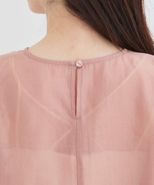 vis-`a-vis（ビサビ）の「【WEB限定】【SET】シアーブラウス＆ジャンスカセット（ジャンパースカート・レディース・チャコールグレー/ダークブラウン・FREE）」の22枚目の写真