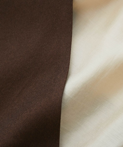 vis-`a-vis（ビサビ）の「【WEB限定】【SET】シアーブラウス＆ジャンスカセット（ジャンパースカート・レディース・チャコールグレー/ダークブラウン・FREE）」の19枚目の写真