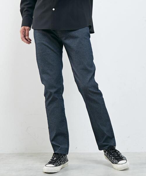 MEN'S MELROSE（メンズメルローズ）の「【WEB限定】ハイパーツイルストレッチ5ポケットパンツ（チノパンツ・メンズ・ネイビー/ホワイト/ベージュ/ブラック・3/5/4/2）」の4枚目の写真