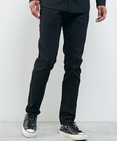 MEN'S MELROSE（メンズメルローズ）の「【WEB限定】ハイパーツイルストレッチ5ポケットパンツ（チノパンツ・メンズ・ネイビー/ホワイト/ベージュ/ブラック・3/5/4/2）」の2枚目の写真