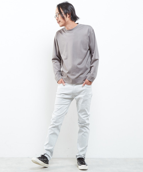 MEN'S MELROSE（メンズメルローズ）の「【WEB限定】ハイパーツイルストレッチ5ポケットパンツ（チノパンツ・メンズ・ネイビー/ホワイト/ベージュ/ブラック・3/5/4/2）」の15枚目の写真