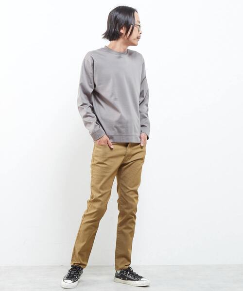 MEN'S MELROSE（メンズメルローズ）の「【WEB限定】ハイパーツイルストレッチ5ポケットパンツ（チノパンツ・メンズ・ネイビー/ホワイト/ベージュ/ブラック・3/5/4/2）」の16枚目の写真